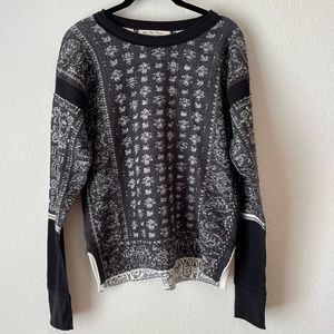 Free People patterned sweater